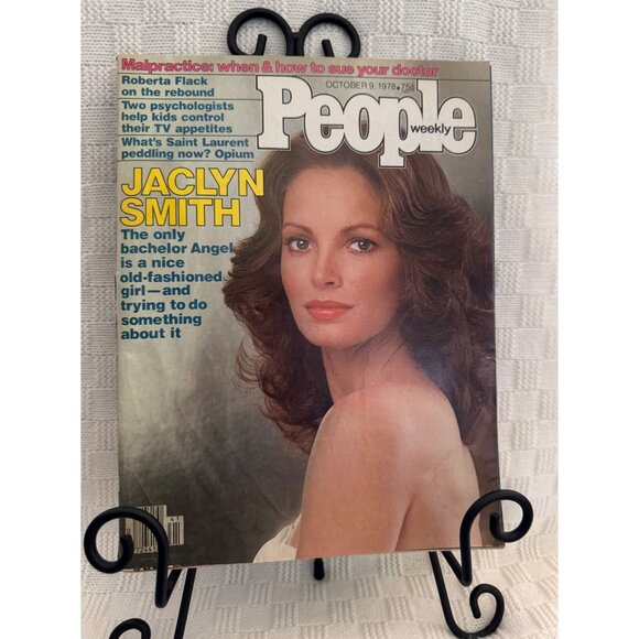Vintage People Magazine 10/9/78 Issue Featuring Jaclyn Smith, Roberta Flack, Sop - Picture 1 of 7
